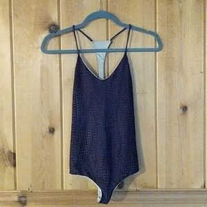 Acacia Mesh Sunset One Piece - Blackberry - Size S
